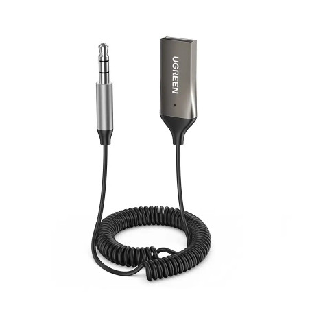 Bluetooth трансмітер Ugreen Bluetooth 5.0 Aux with mic CM309 UGREEN Black (70601)