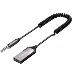 Bluetooth трансмітер Ugreen Bluetooth 5.0 Aux with mic CM309 UGREEN Black (70601)