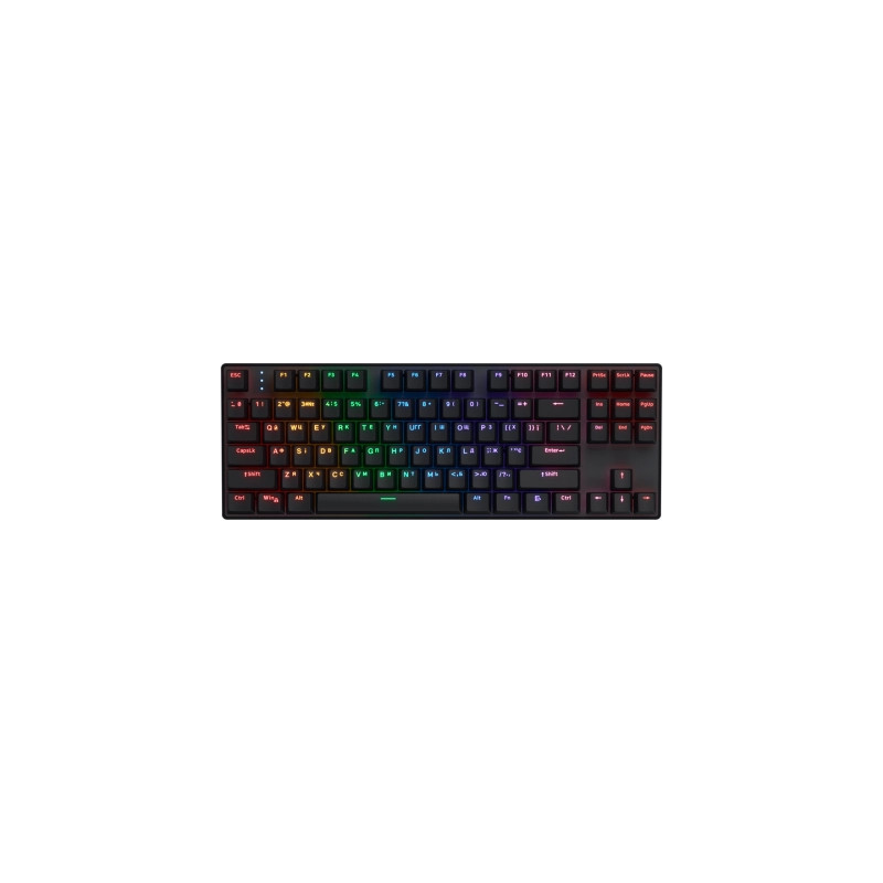 Клавіатура Hator Icefall Mecha TKL Rainbow Wireless/USB Black (HTK287UA)