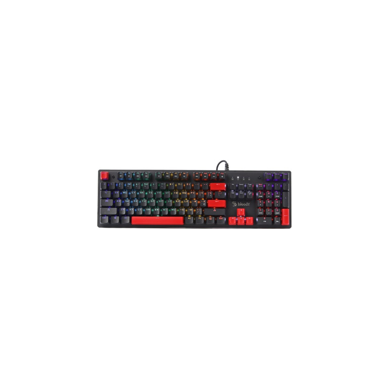 Клавіатура A4Tech Bloody S525N RGB BLMS Red Switch USB Fire Black (4711421002066)