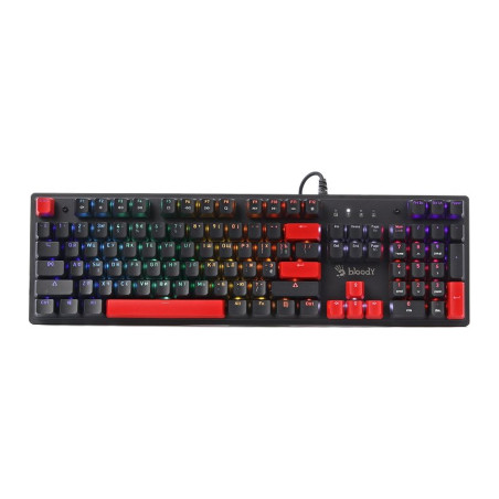 Клавіатура A4Tech Bloody S525N RGB BLMS Red Switch USB Fire Black (4711421002066)
