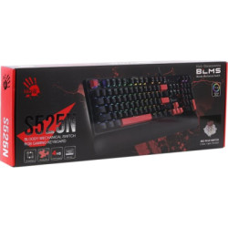 Клавіатура A4Tech Bloody S525N RGB BLMS Red Switch USB Fire Black (4711421002066)