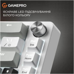 Клавіатура GamePro Genesis Silverlight MK116 USB UA Grey (MK116)