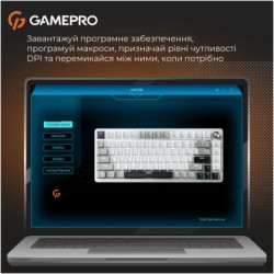 Клавіатура GamePro Genesis Silverlight MK126 USB UA Grey (MK126)