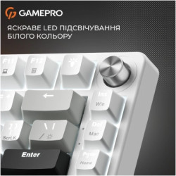 Клавіатура GamePro Genesis Silverlight MK126 USB UA Grey (MK126)