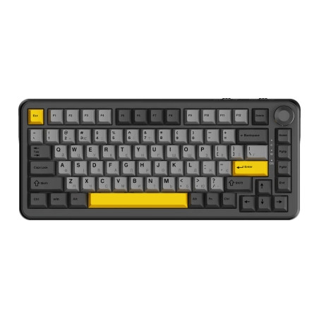 Клавіатура Ajazz AK820 MAX Magnetic Switch RGB USB Black (AK820MAX-WM-BGY)