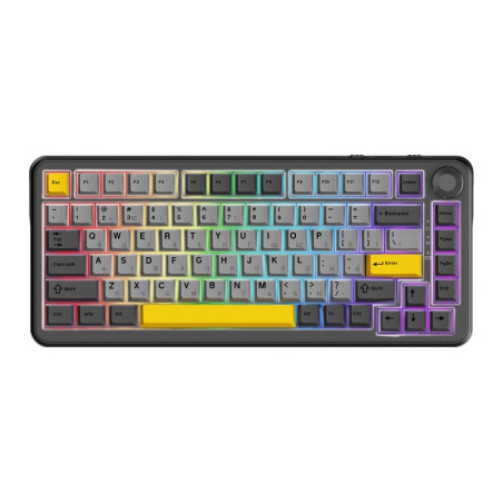 Клавіатура Ajazz AK820 MAX PLUS Daydream Switch RGB Wireless/Bluetooth/USB Black (AK820MAX-DD-BGY)