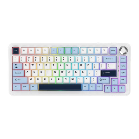 Клавіатура Ajazz AK820 MAX PLUS Daydream Switch RGB Wireless/Bluetooth/USB White (AK820MAX-DD-BWD)