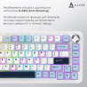 Клавіатура Ajazz AK820 MAX PLUS Daydream Switch RGB Wireless/Bluetooth/USB White (AK820MAX-DD-BWD)