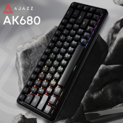Клавіатура Ajazz AK680 MAX Magnetic Switch RGB USB Black (AK680-WM-B-A)