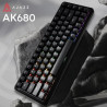 Клавіатура Ajazz AK680 MAX Magnetic Switch RGB USB Black (AK680-WM-B-A)