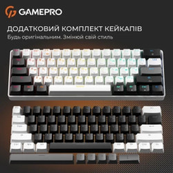Клавіатура GamePro Genesis Infinity MK130BW Outemu Swithes USB White (MK130BW)