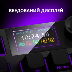 Клавіатура Lorgar KBP70TKLW Wireless TKL Mechanical Pro UA Black/Red (LRG-KBP70TKLW-BK-US)