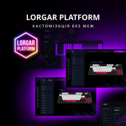 Клавіатура Lorgar KBP70TKLW Wireless TKL Mechanical Pro UA Black/Red (LRG-KBP70TKLW-BK-US)