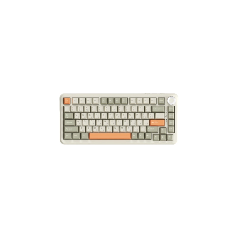Клавіатура Ajazz AK820 MAX Flying Fish Switch RGB Wireless/Bluetooth/USB Beige (AK820MAX-FF-R)