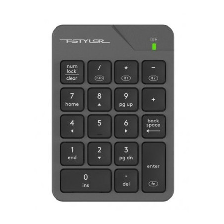 Клавіатура A4Tech FBK21C Wireless/Bluetooth Smoky Grey (4711421995108)