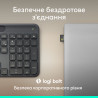 Клавіатура Logitech Slim Solar+ for Business Wireless/Bluetooth Graphite (920-013779)