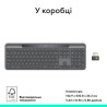 Клавіатура Logitech Slim Solar+ for Business Wireless/Bluetooth Graphite (920-013779)