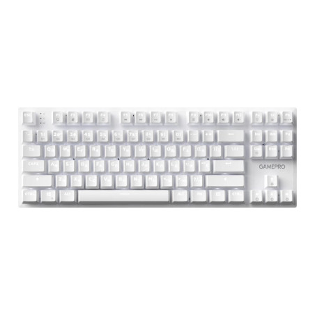 Клавіатура GamePro Genesis Joker MK124W Outemu Red Switch USB UA White (MK124W)