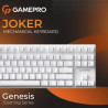 Клавіатура GamePro Genesis Joker MK124W Outemu Red Switch USB UA White (MK124W)