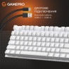 Клавіатура GamePro Genesis Joker MK124W Outemu Red Switch USB UA White (MK124W)