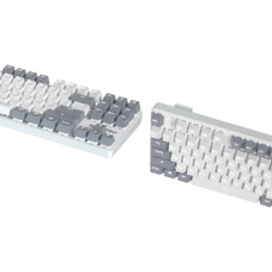 Клавіатура GamePro Genesis Metallic MK110W Outemu Red Switch USB UA White (MK110W)