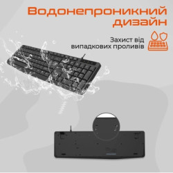Клавіатура Meetion K200 USB UA Black (MT-K200-A-RUA)