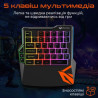 Клавіатура Meetion KB015 USB Black/Orange (MT-KB015-A)