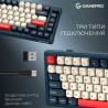 Клавіатура GamePro Asgard Yord Wireless/Bluetooth/USB UA Blue (MK266BL)