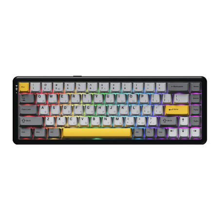 Клавіатура Ajazz AK680 MAX Magnetic Switch RGB USB Black (AK680-M-BGY-AW)