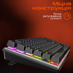 Клавіатура Meetion MK009 Pro Red Switch USB Type-C Black (MT-MK009Pro-W-RUA)