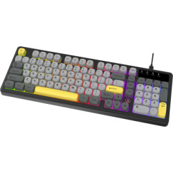 Клавіатура Ajazz AF98 USB UA Black/Grey/Yellow (AF98-BGY)