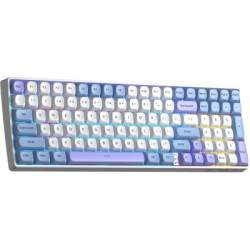 Клавіатура Aula S100pro RGB KRGD Red Switch Wireless/Bluetooth/Type-C UA White/Blue (6948391205762)