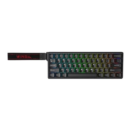 Клавіатура Aula WIN60 HE Magnetic Switch RGB USB UA Black (6978080504029)