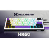 Клавіатура Hator Hellyberry HK60 Mechanical Linear RGB USB UA White/Violet (HK60)