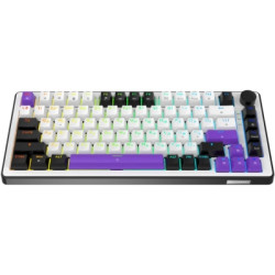 Клавіатура Hator Hellyberry HK75 Mechanical Linear RGB USB UA White/Violet (HK75)