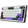 Клавіатура Hator Hellyberry HK75 Mechanical Linear RGB USB UA White/Violet (HK75)