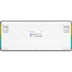 Клавіатура Hator Hellyberry HK75 Mechanical Linear RGB USB UA White/Violet (HK75)