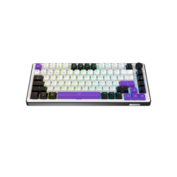 Клавіатура Hator Hellyberry HK75 Mechanical Linear RGB Wireless/Bluetooth/USB UA White/Violet (HK75_wireless)
