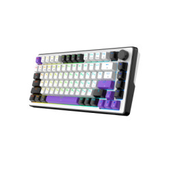 Клавіатура Hator Hellyberry HK75 Mechanical Linear RGB Wireless/Bluetooth/USB UA White/Violet (HK75_wireless)