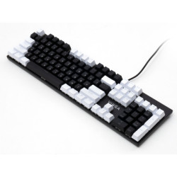 Клавіатура Vinga KBGM-095 LED Orange Switch USB White/Black (KBGM-095Y White/Black)