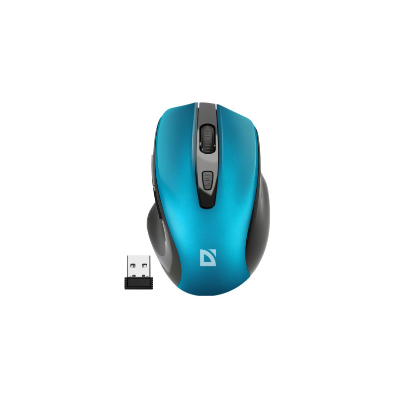 Мишка Defender Prime MB-053 Silent Wireless Turquoise (52054)