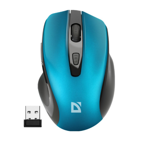 Мишка Defender Prime MB-053 Silent Wireless Turquoise (52054)