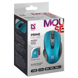 Мишка Defender Prime MB-053 Silent Wireless Turquoise (52054)