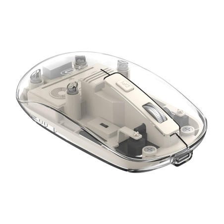 Мишка XO M12 Wireless Transparent/White (M12 White)