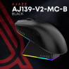 Мишка Ajazz AJ139 V2 MC Wireless/Bluetooth/USB Black (AJ139-V2-MC-B)
