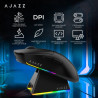 Мишка Ajazz AJ139 V2 MC Wireless/Bluetooth/USB Black (AJ139-V2-MC-B)