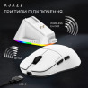 Мишка Ajazz AJ159P MC Wireless/Bluetooth/USB Charging Dock White (AJ159P-MC-W)