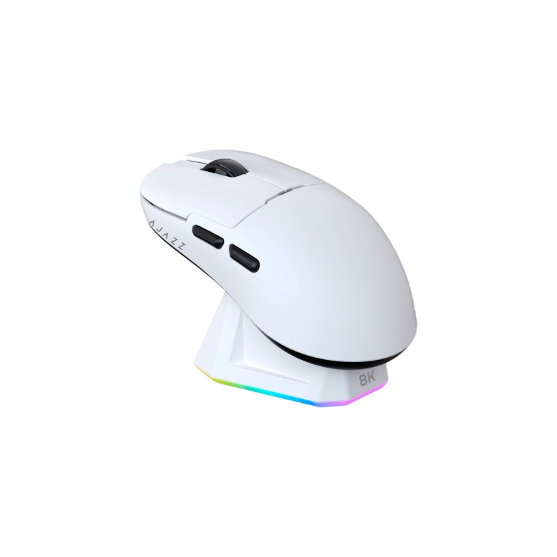 Мишка Ajazz AJ159PRO Wireless/Bluetooth/USB Charging Dock White (AJ159-PRO-W)