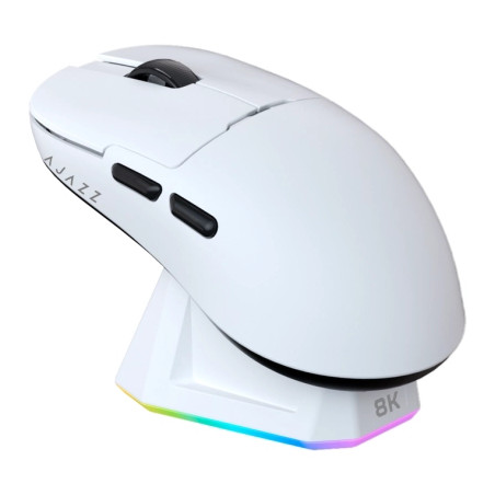 Мишка Ajazz AJ159PRO Wireless/Bluetooth/USB Charging Dock White (AJ159-PRO-W)
